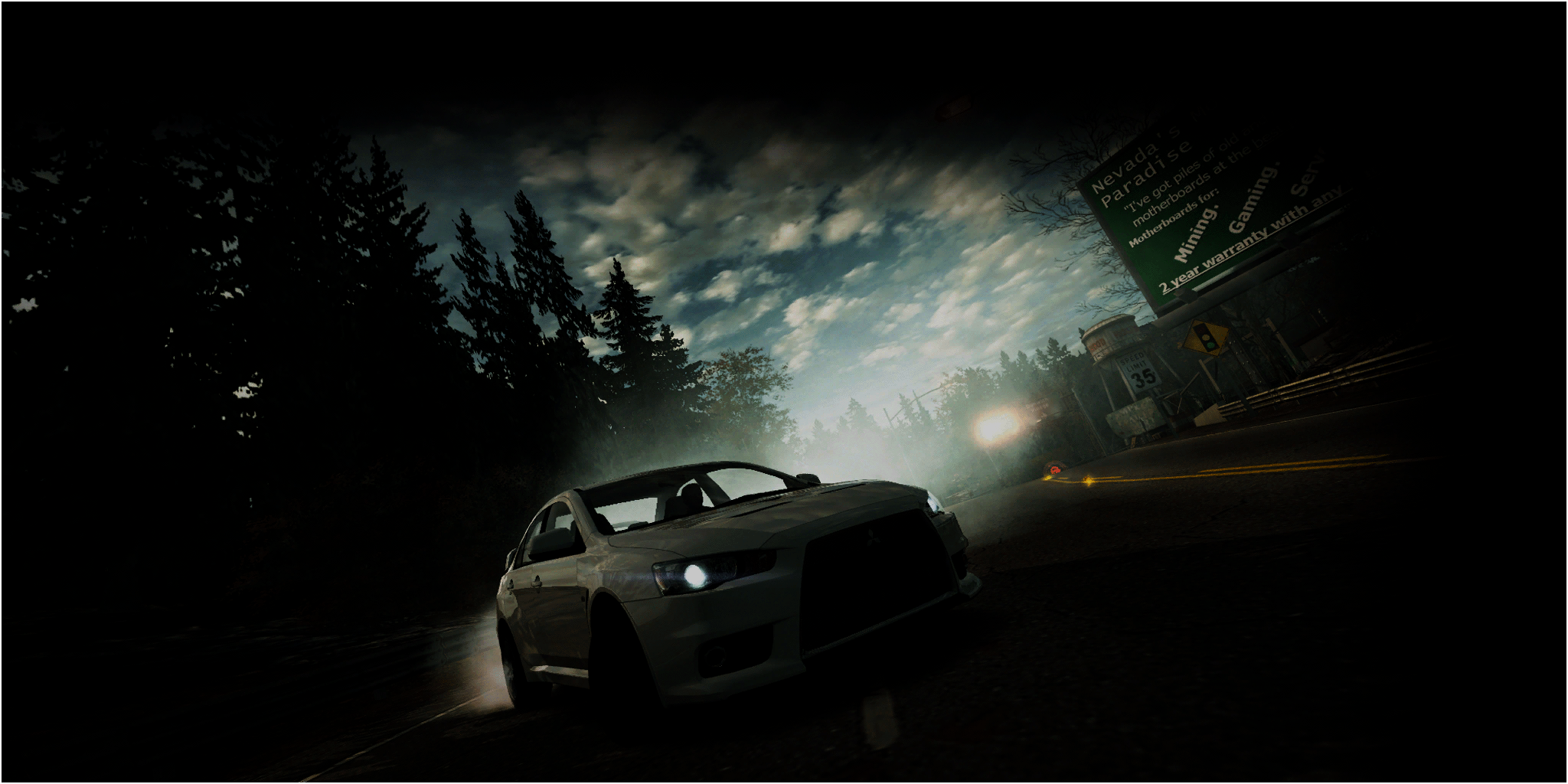 Drift dans le canyon